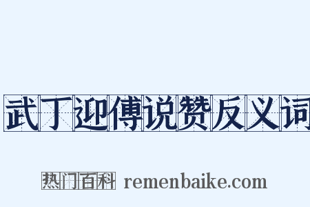 武丁迎傅说赞反义词是什么意思的图片